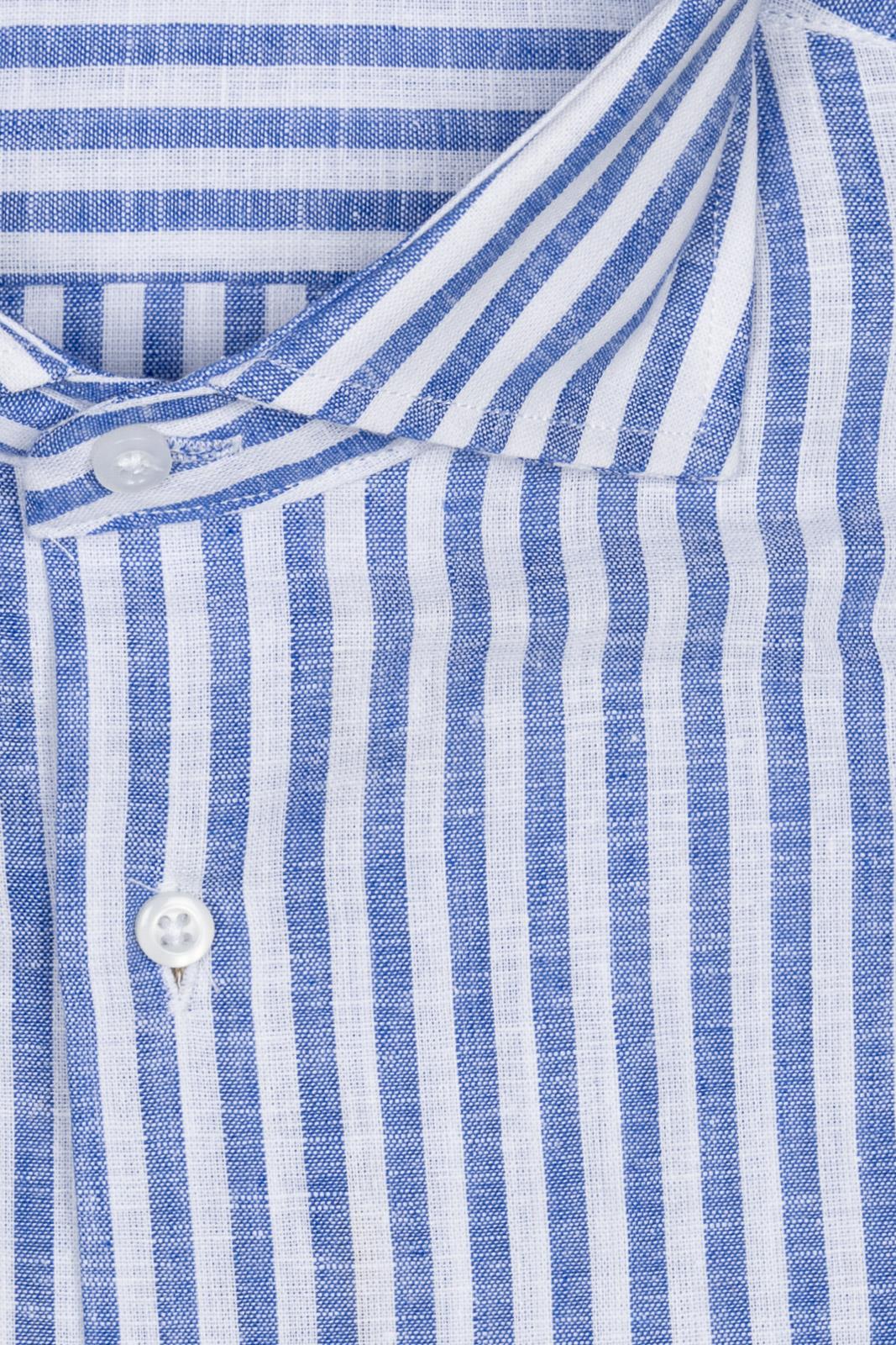 Camicia 100%lino riga media