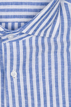 Camicia 100%lino riga media