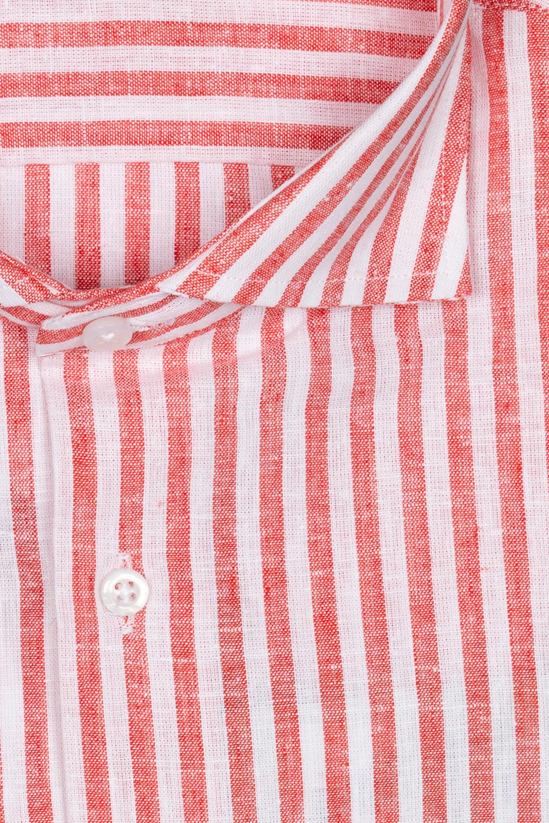 Camicia 100%lino riga media