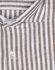 Camicia 100%lino riga media