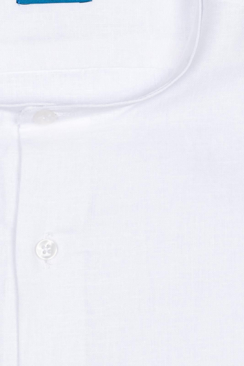 CAMICIA 100% LINO COREANA TINTA UNITA