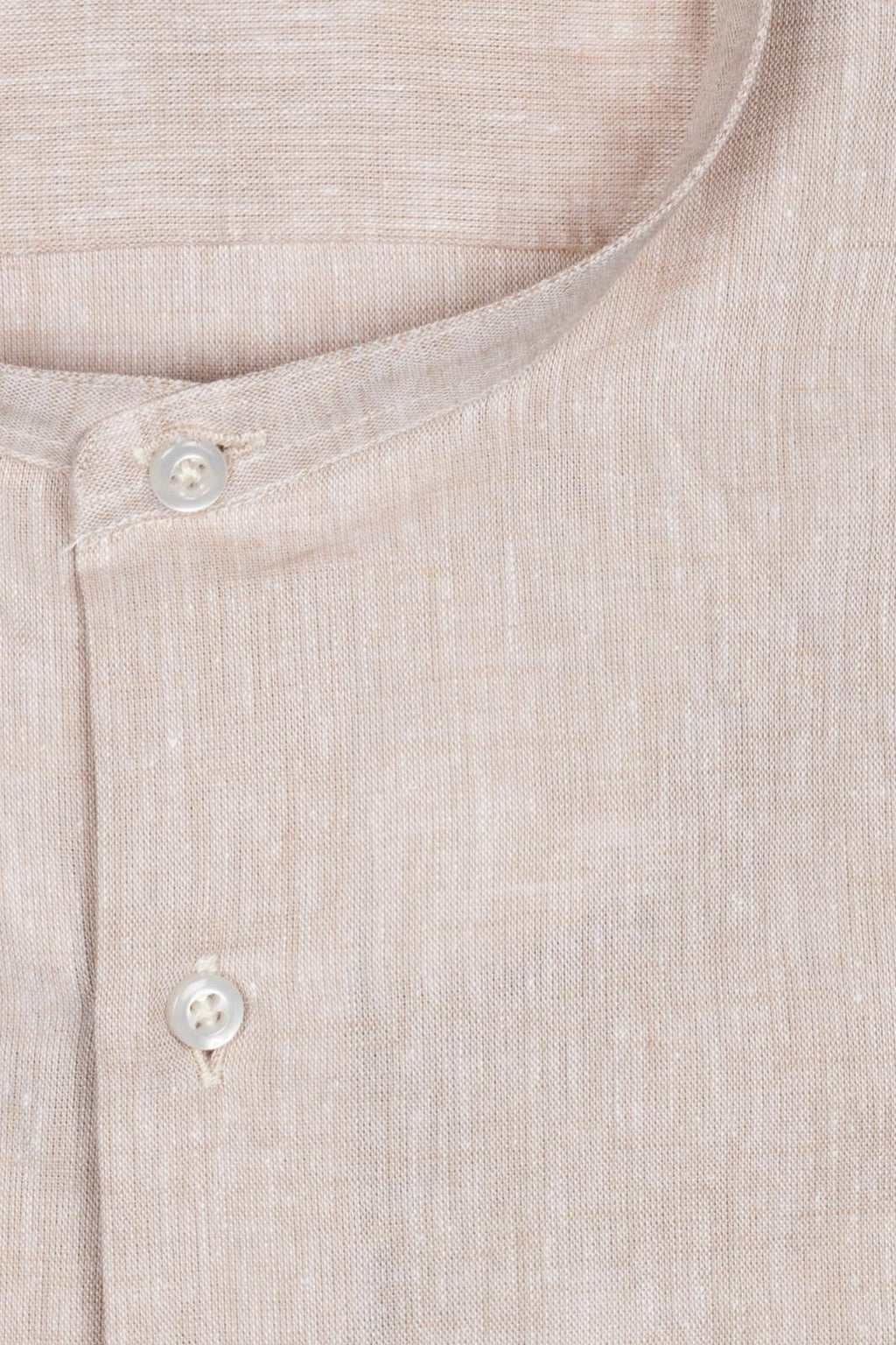 CAMICIA 100% LINO COREANA TINTA UNITA