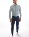 100% COTTON MEDIUM STRIPE SHIRT