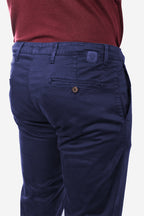 Pantalone in raso di cotone caldo