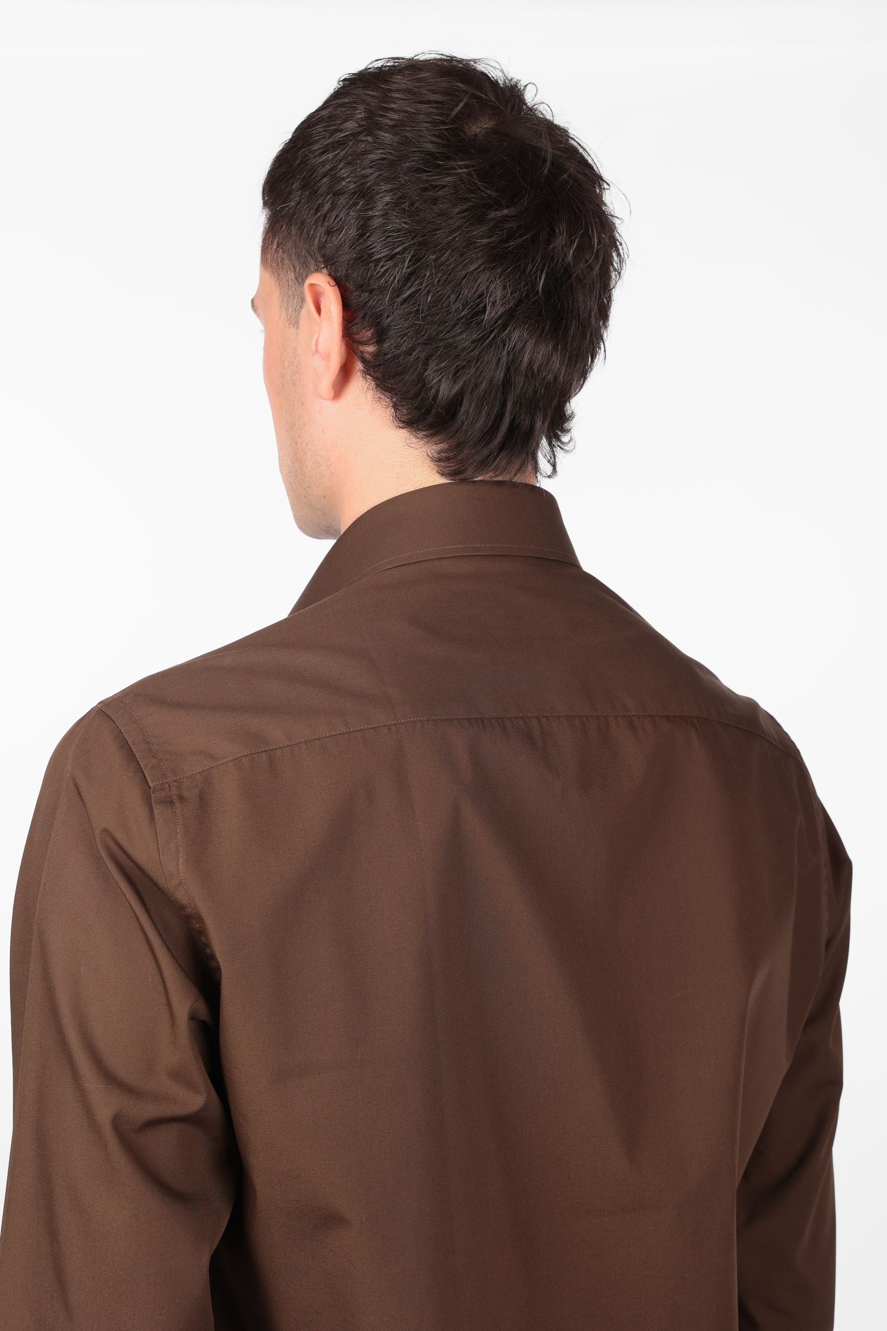 Camicia 100% cotone tinta unita