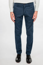 Pantalone in cotone caldo spigato
