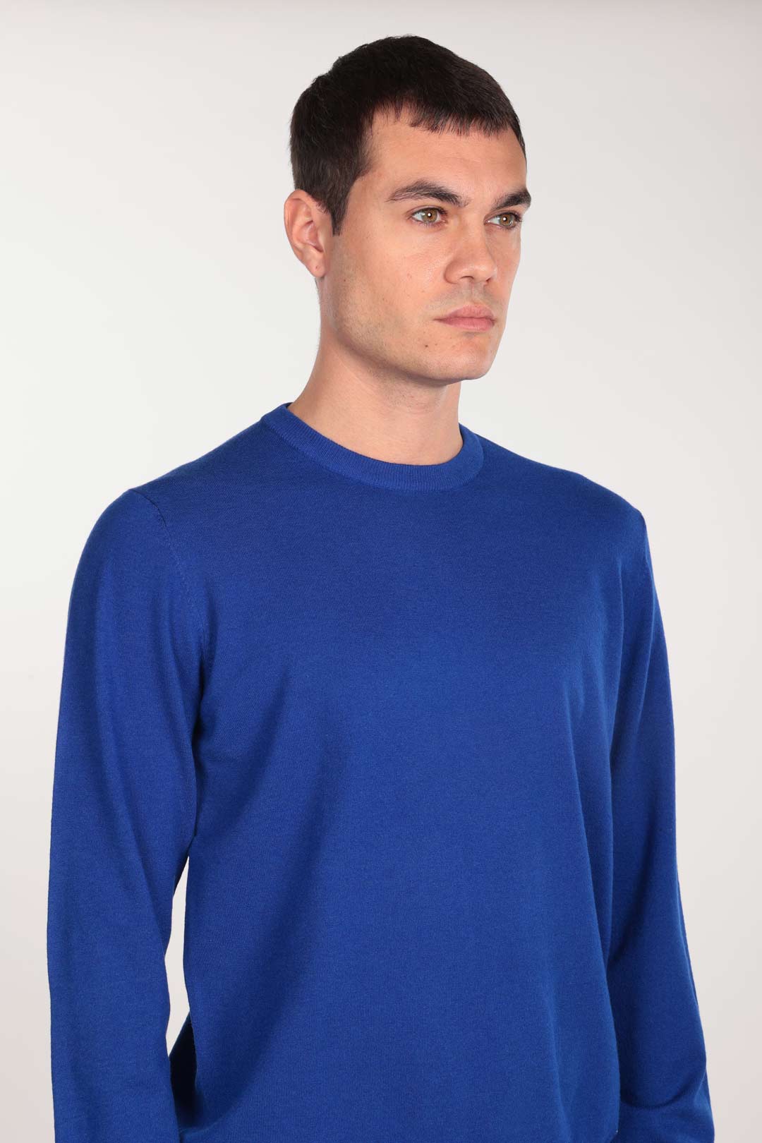 Maglia girocollo in viscosa
