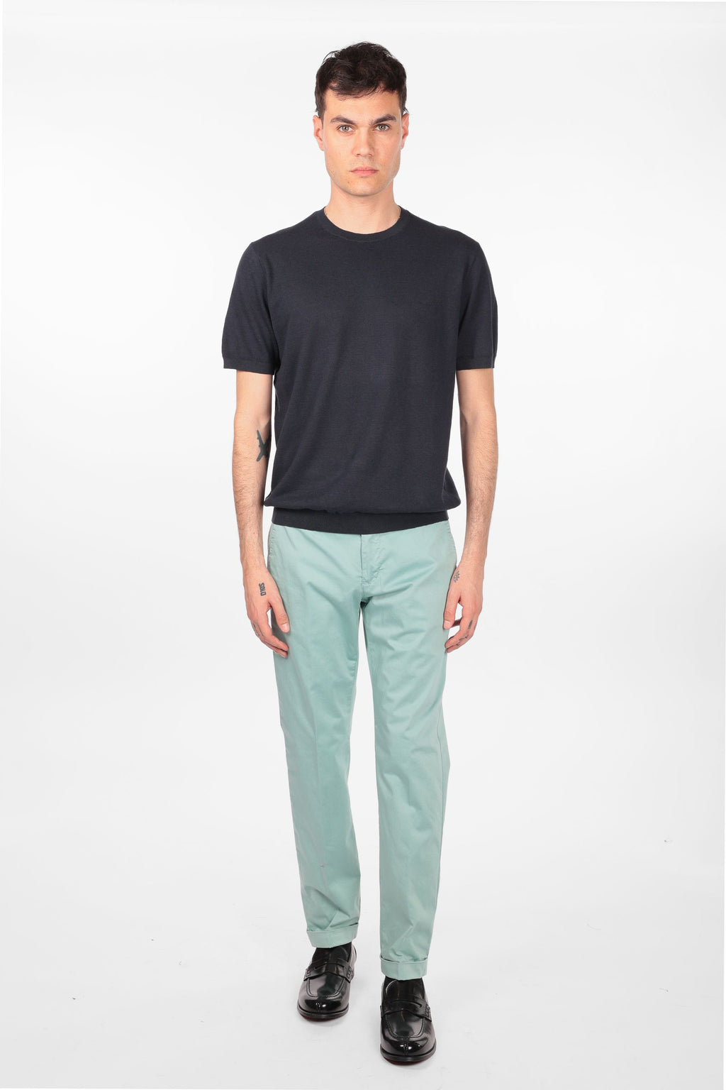 T-shirt morbidissima di misto lino e cotone