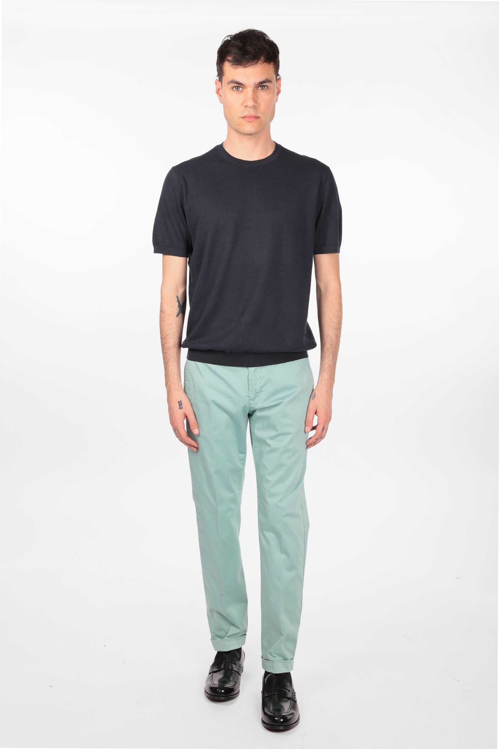 T-shirt morbidissima di misto lino e cotone