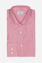 Camicia riga media in puro cotone