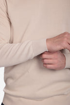 MAGLIA DI FILO IN COTONE MANICA LUNGA