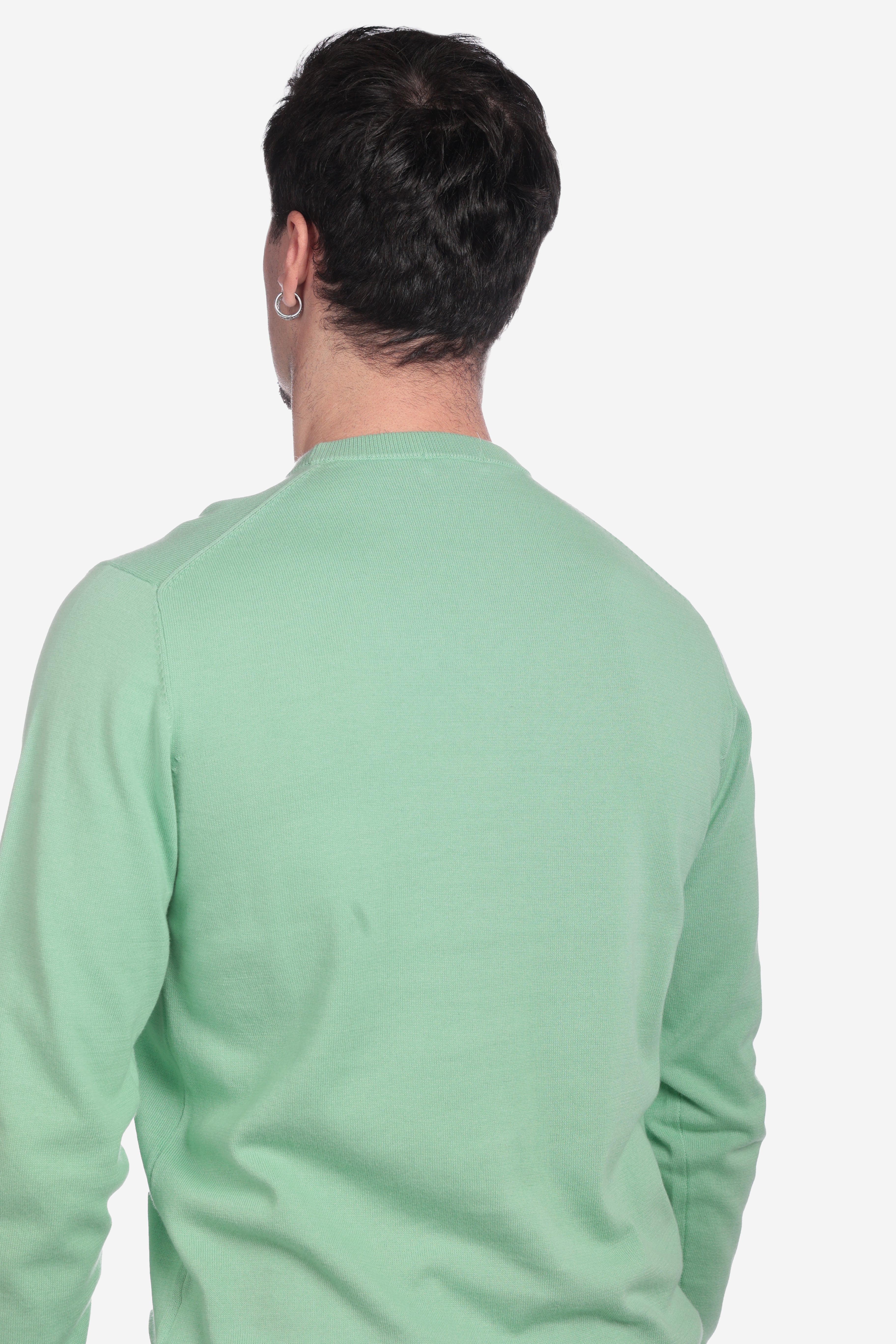 MAGLIA DI FILO IN COTONE MANICA LUNGA