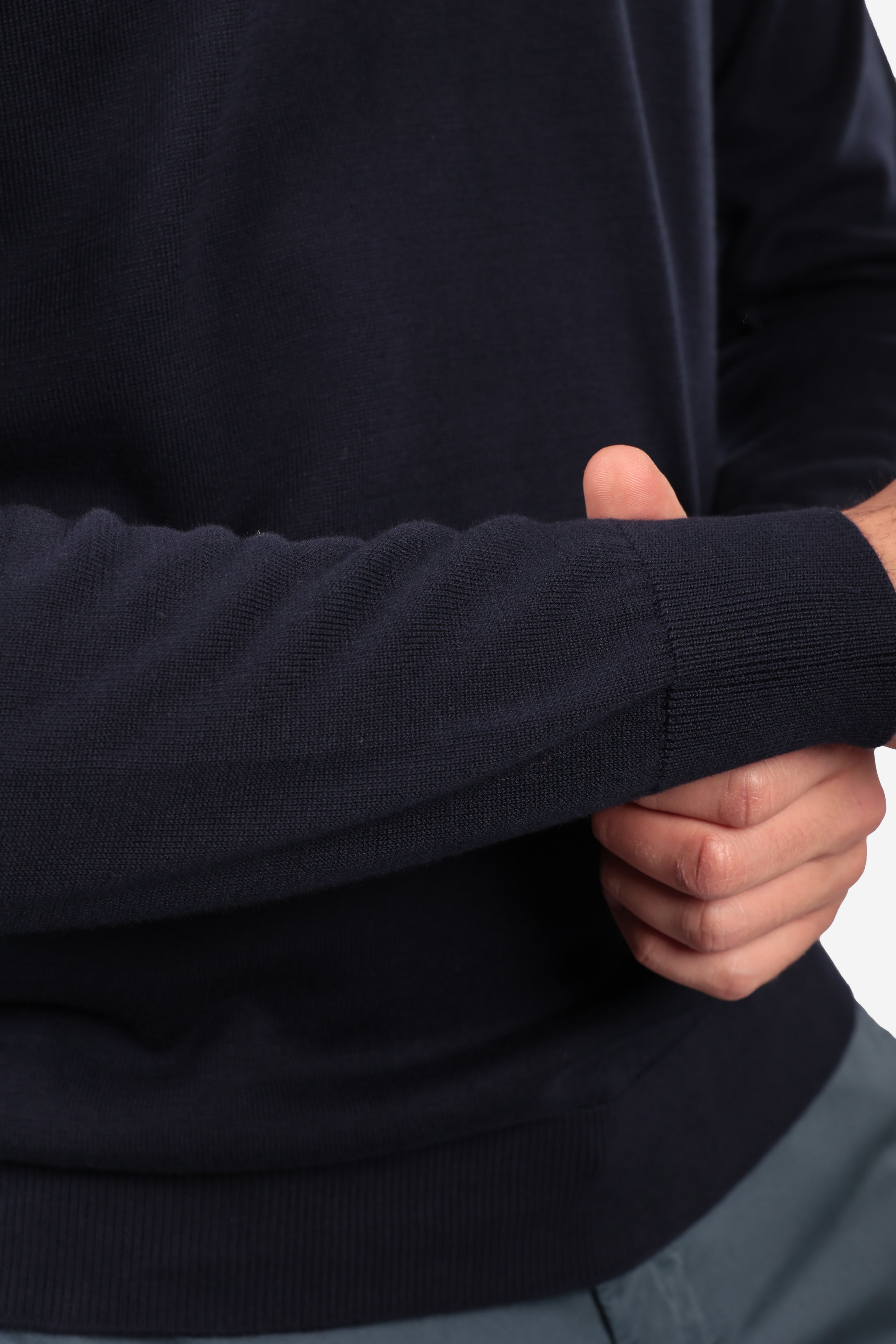 MAGLIA DI FILO IN COTONE MANICA LUNGA