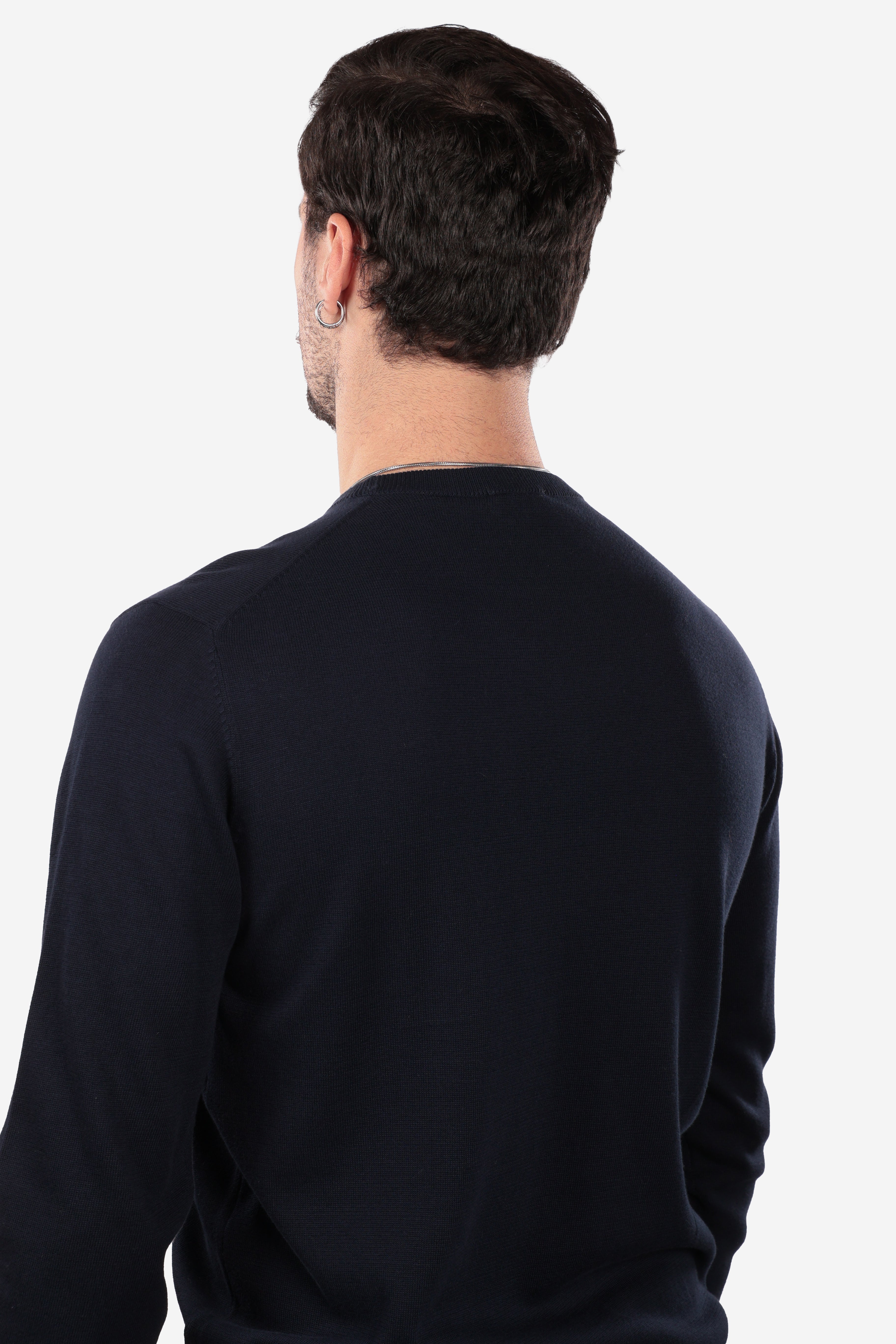 MAGLIA DI FILO IN COTONE MANICA LUNGA