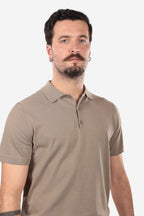 POLO LEGGERA DI FILO A 3 BOTTONI