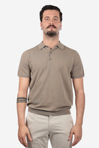 POLO LEGGERA DI FILO A 3 BOTTONI