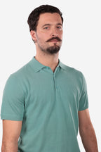 POLO LEGGERA DI FILO A 3 BOTTONI