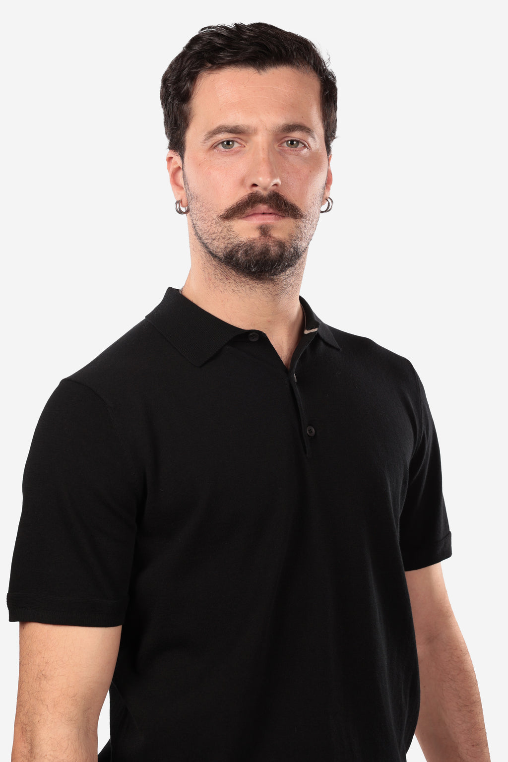 POLO LEGGERA DI FILO A 3 BOTTONI