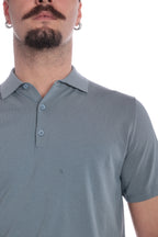 POLO LEGGERA DI FILO A 3 BOTTONI