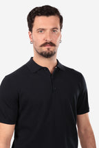 POLO LEGGERA DI FILO A 3 BOTTONI