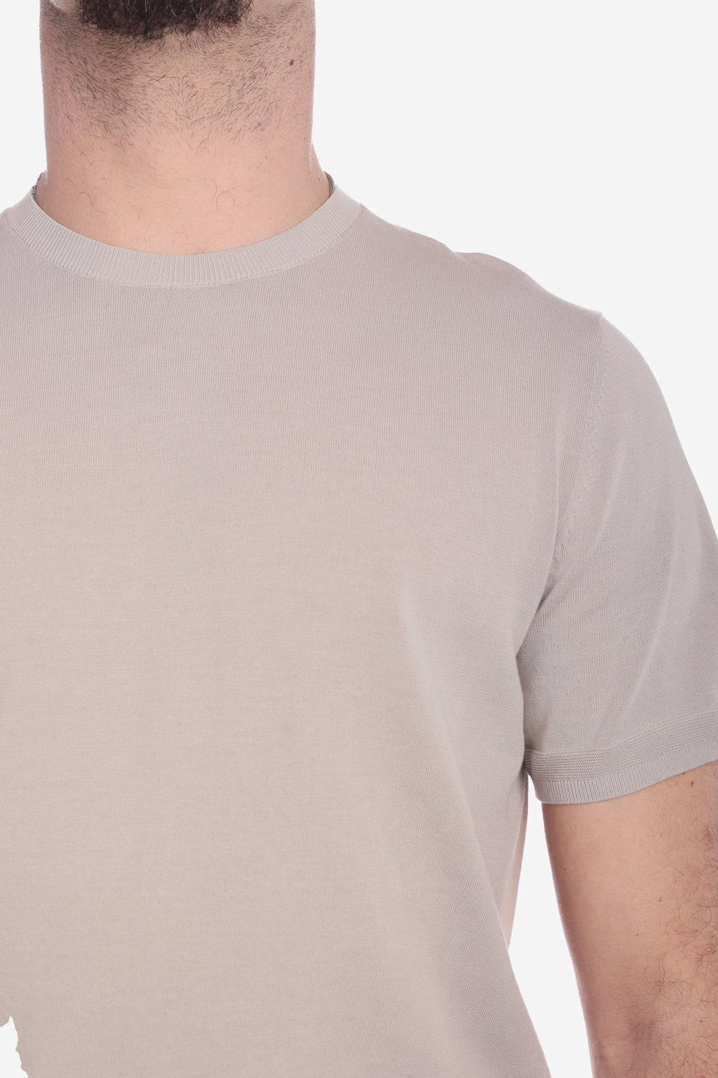 Maglia girocollo tinta unita