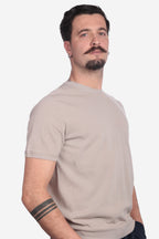 Maglia girocollo tinta unita