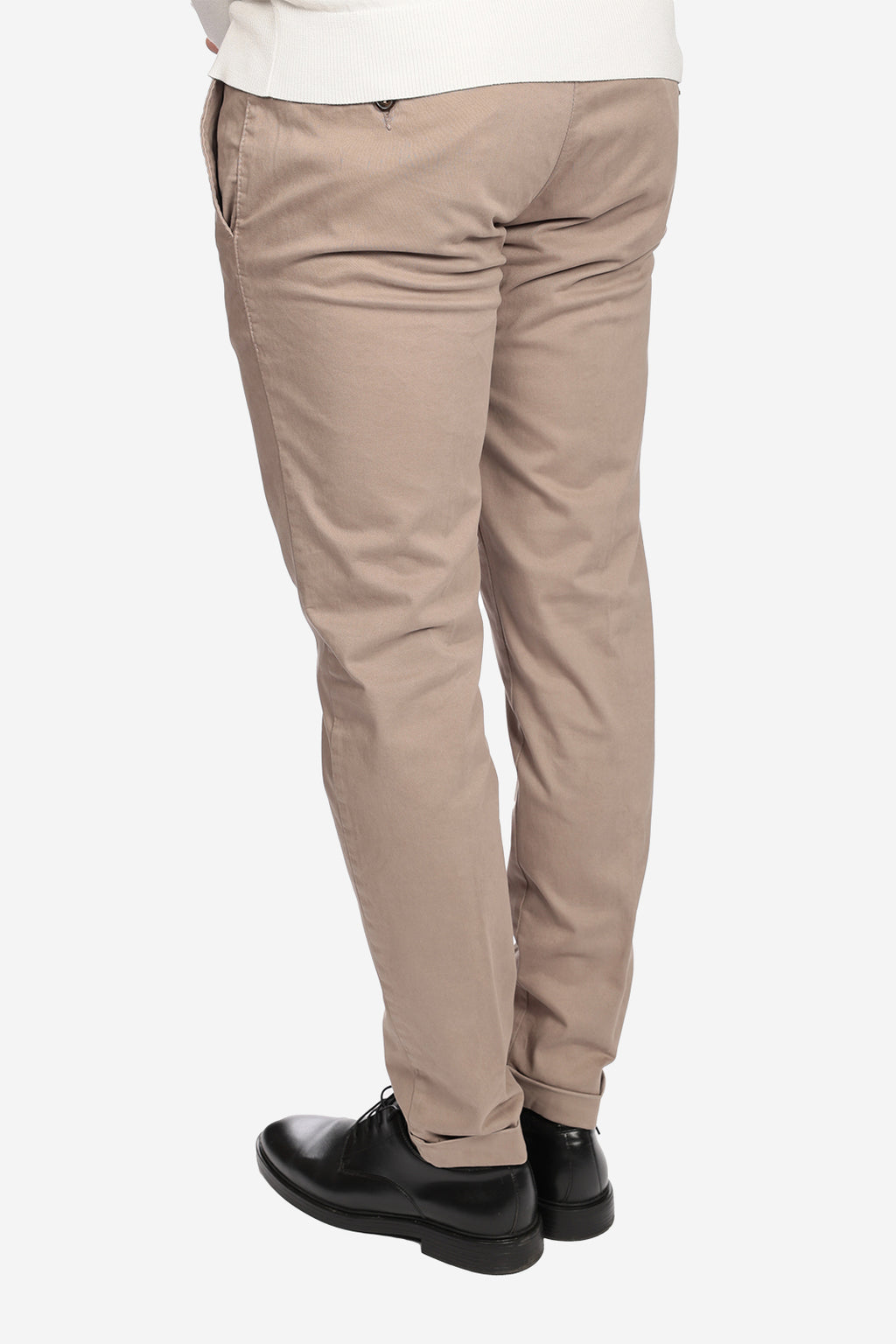 Pantalone in raso di cotone caldo