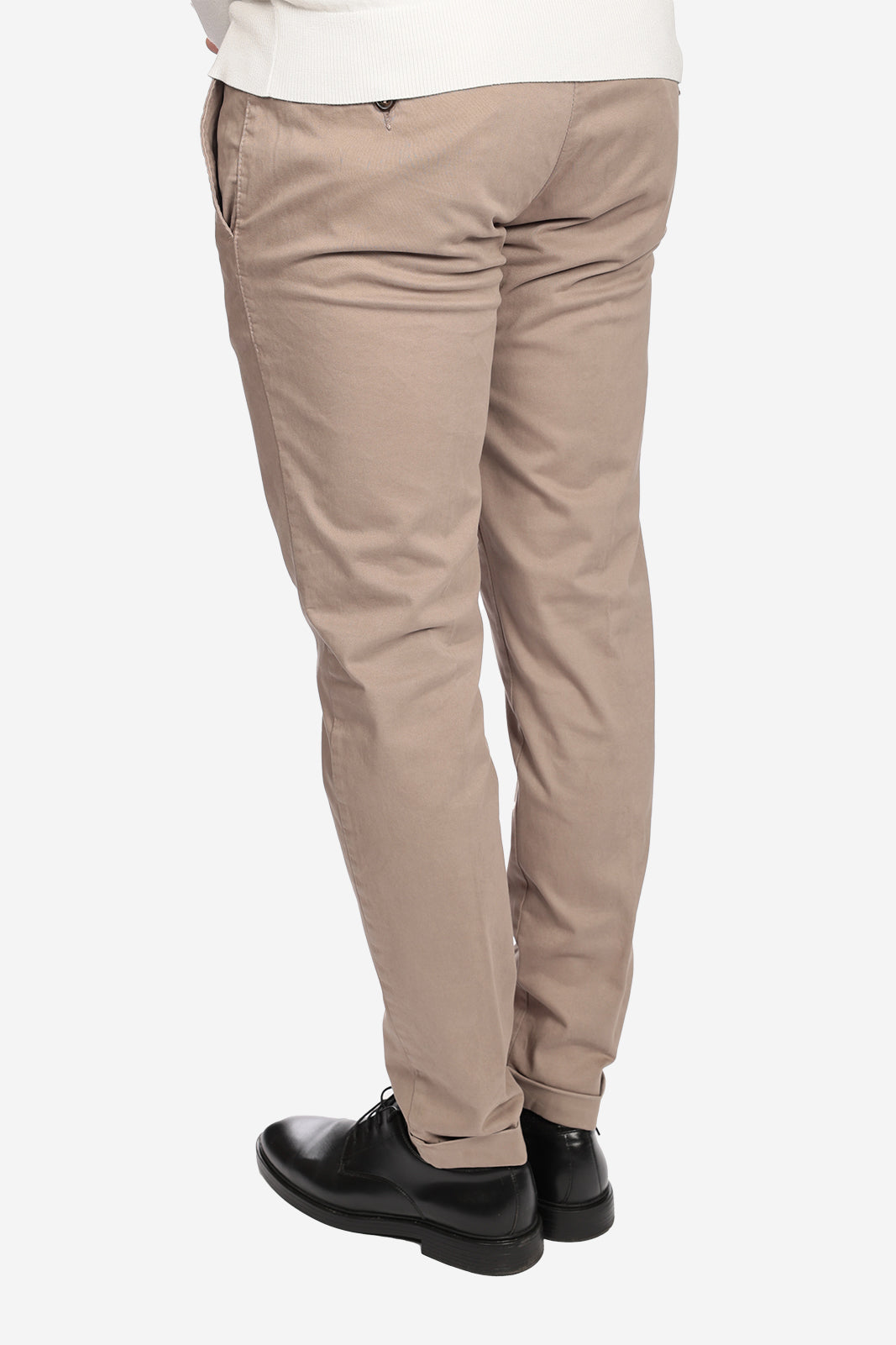 Pantalone in raso di cotone caldo