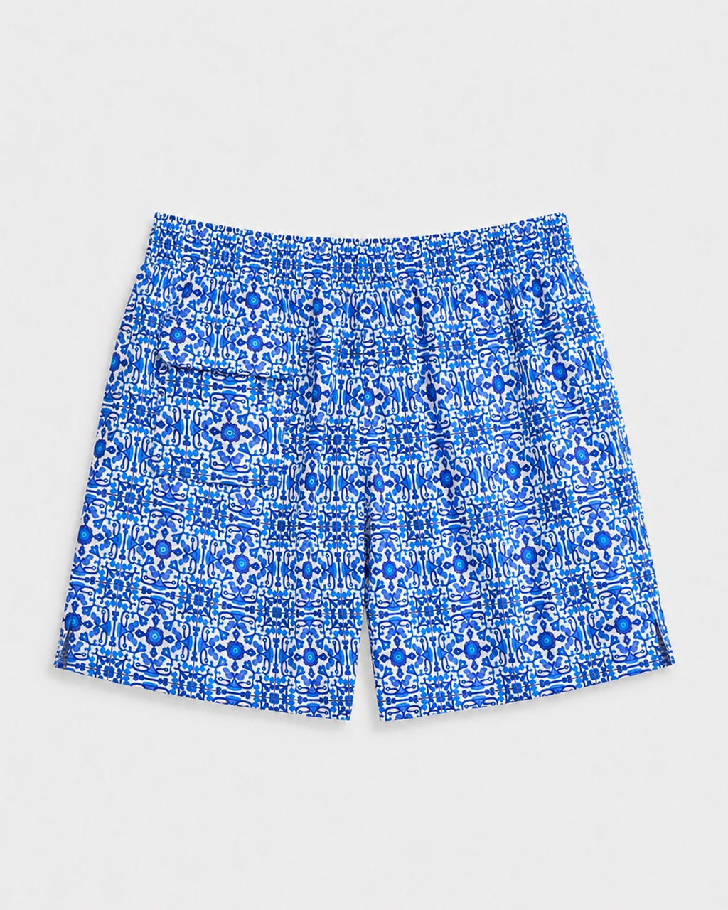 Costume da Bagno Uomo Stampa Maiolica Blu