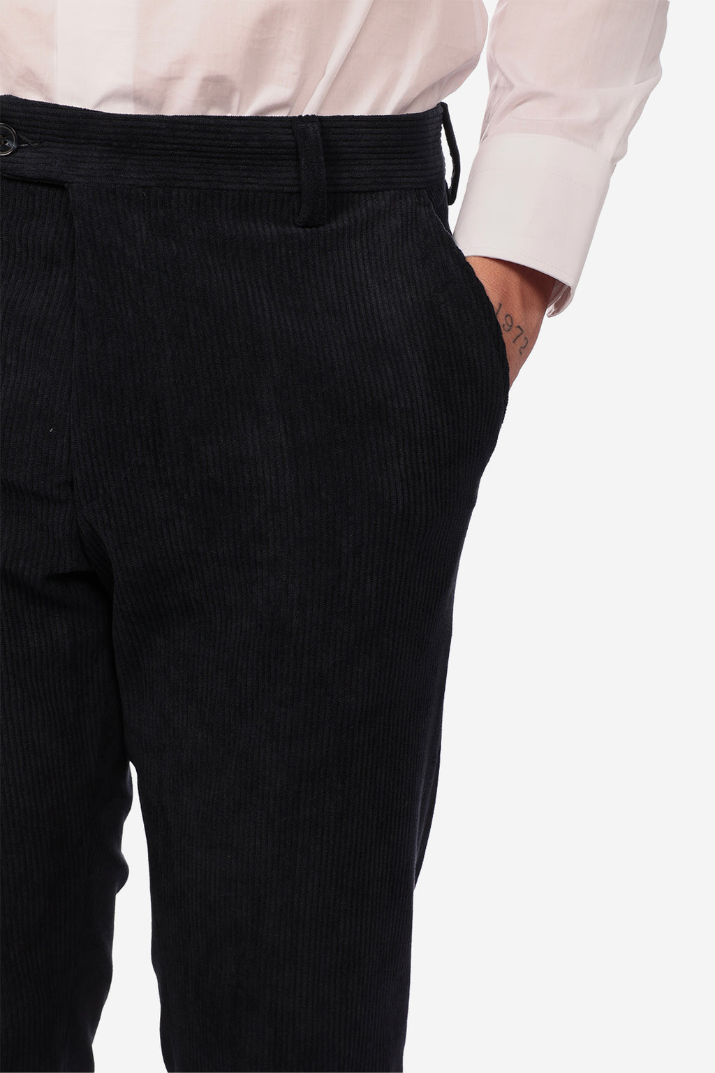 Pantalone classico a costine g13