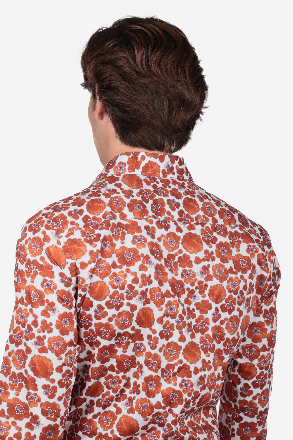 Camicia facile stiro a fantasia clivia