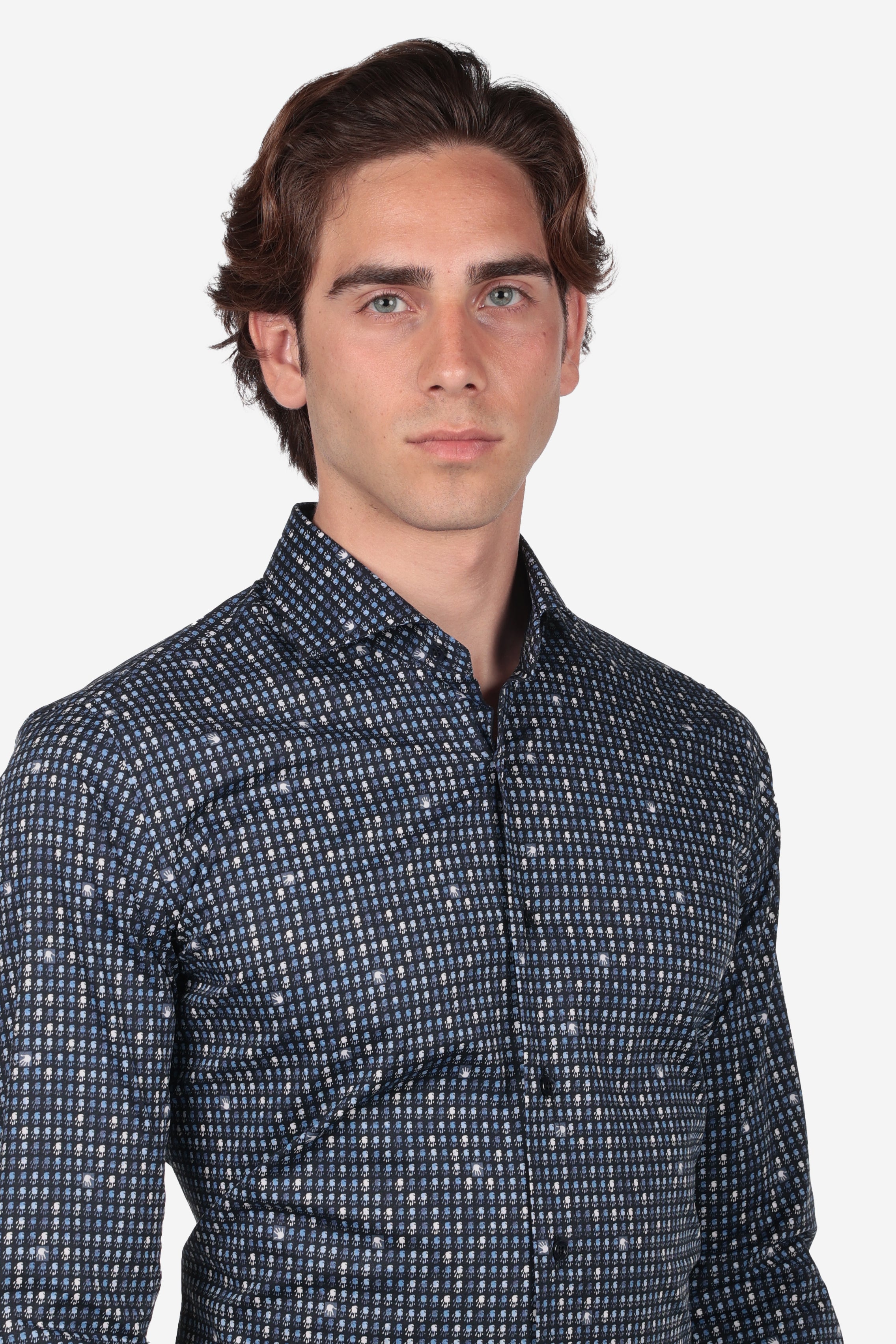 Camicia fantasia mano