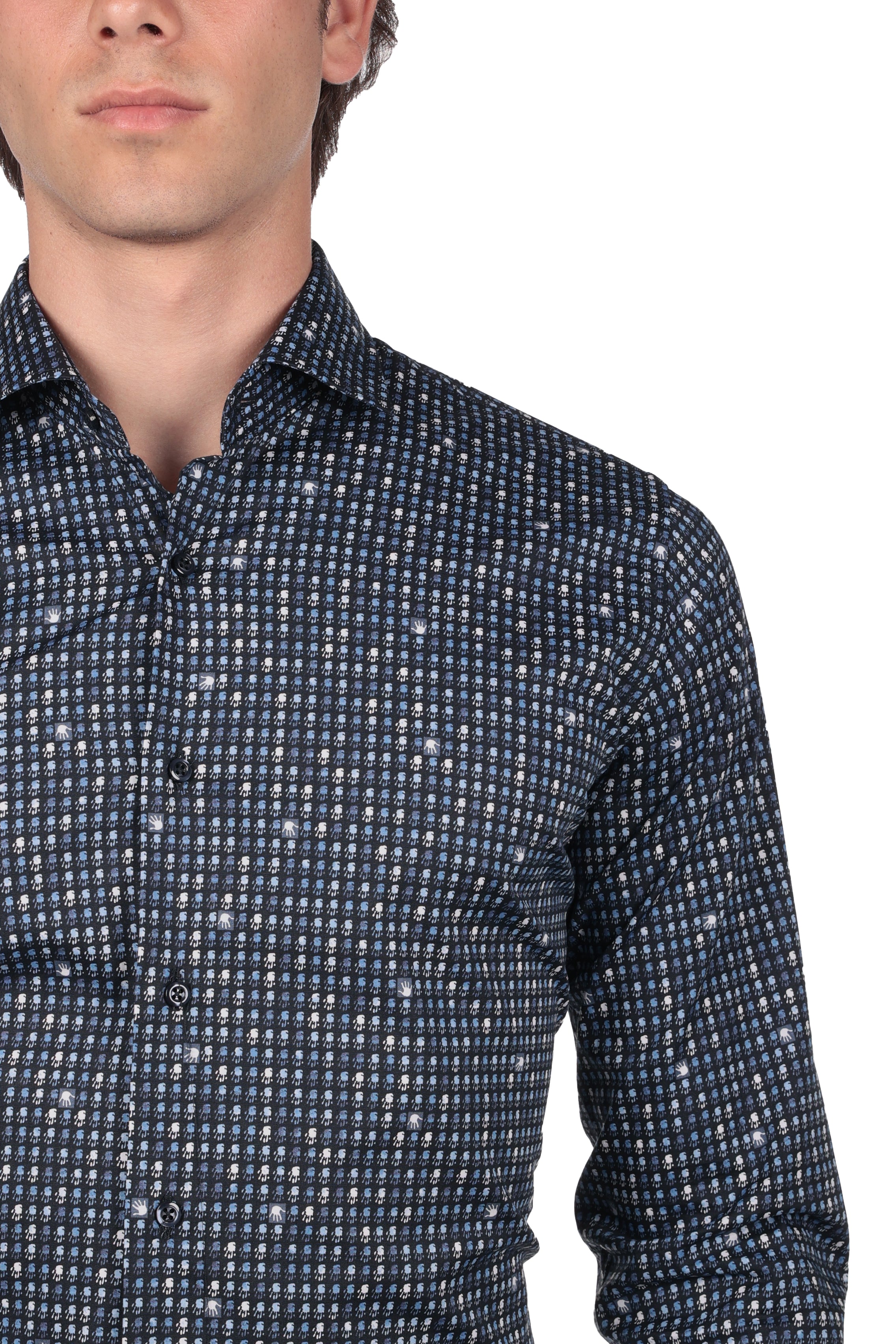 Camicia fantasia mano