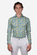 Camicia facile stiro a fantasia positano