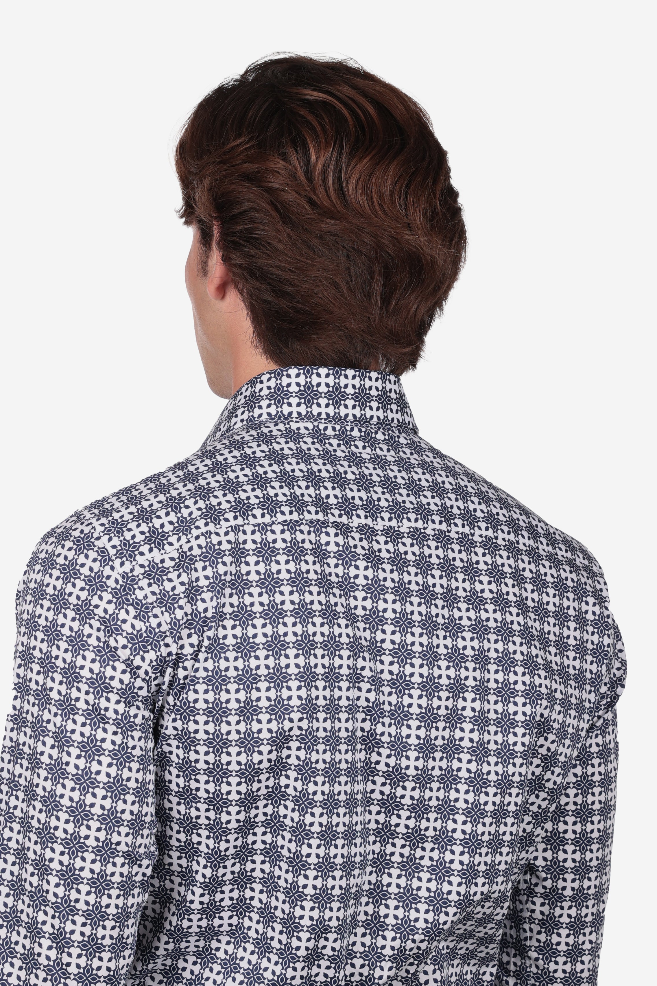 Camicia facile stiro a fantasia Firenze