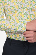 Camicia facile stiro a fantasia positano