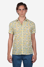 CAMICIA MEZZA MANICA A FANTASIA FACILE STIRO POSITANO