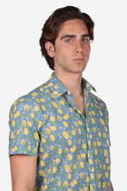 CAMICIA MEZZA MANICA A FANTASIA FACILE STIRO POSITANO