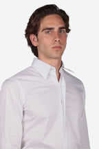 Camicia con polso gemelli 100% cotone
