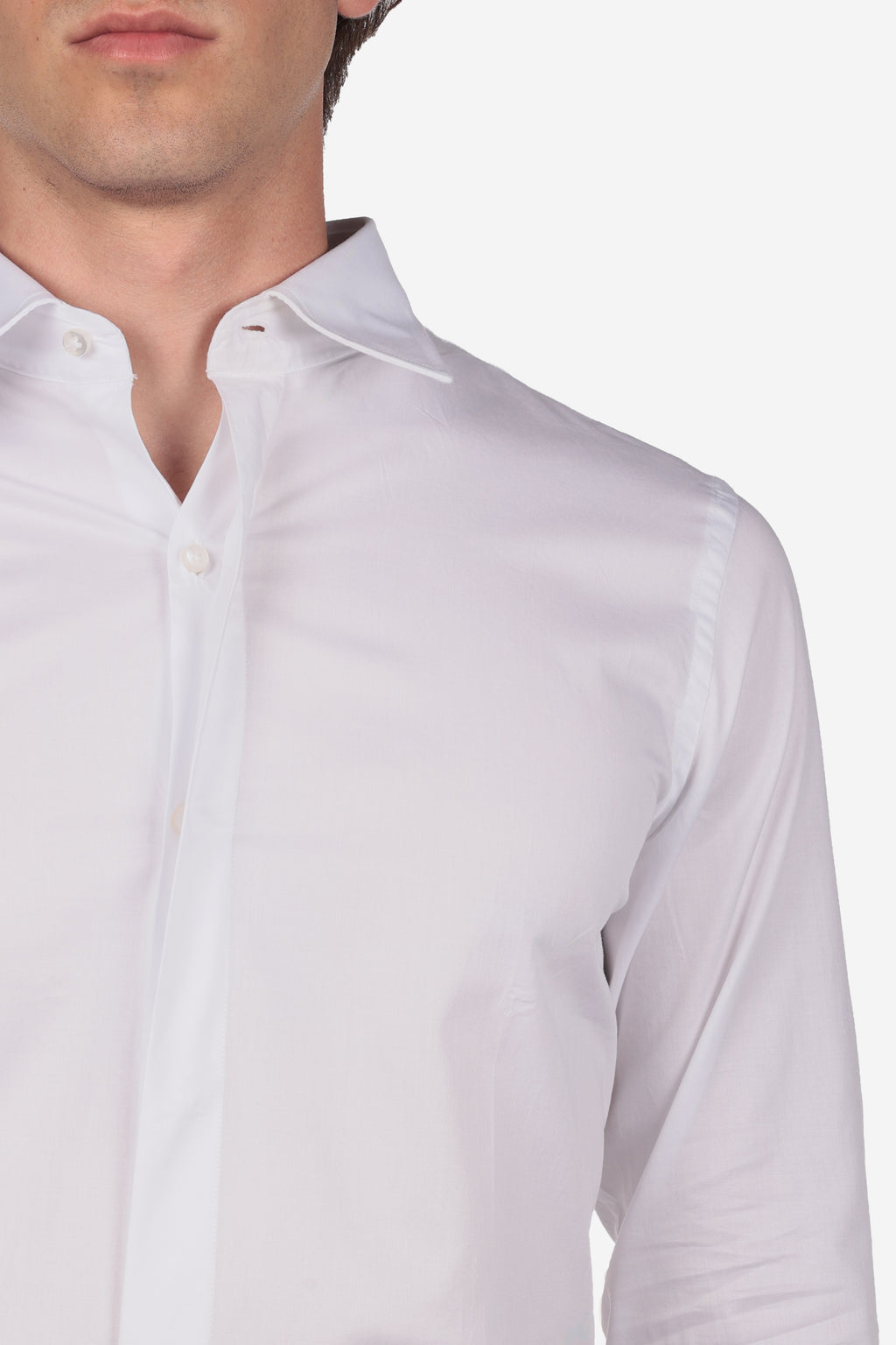 Camicia con polso gemelli 100% cotone