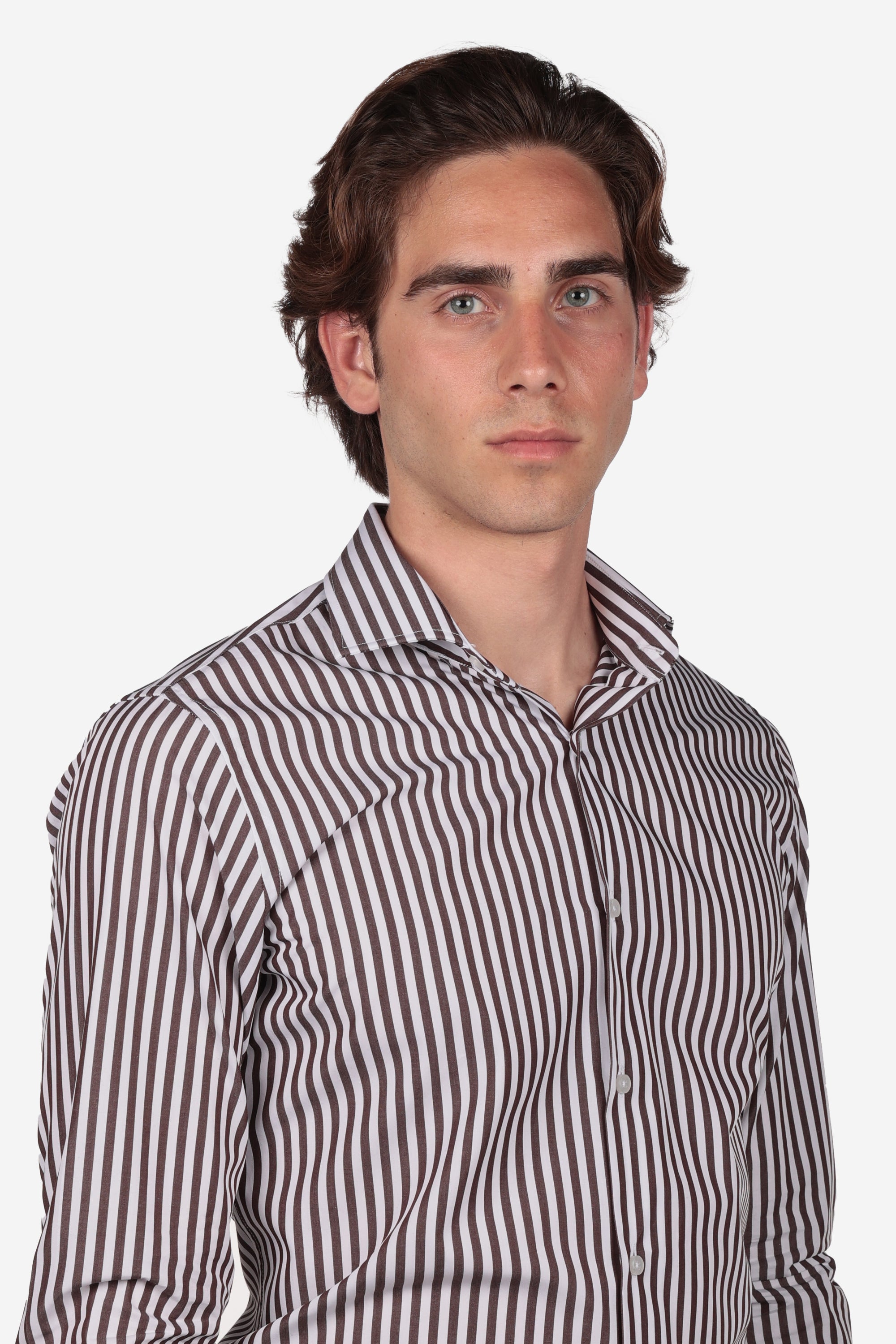 CAMICIA 100% COTONE RIGA EXTRA LARGA