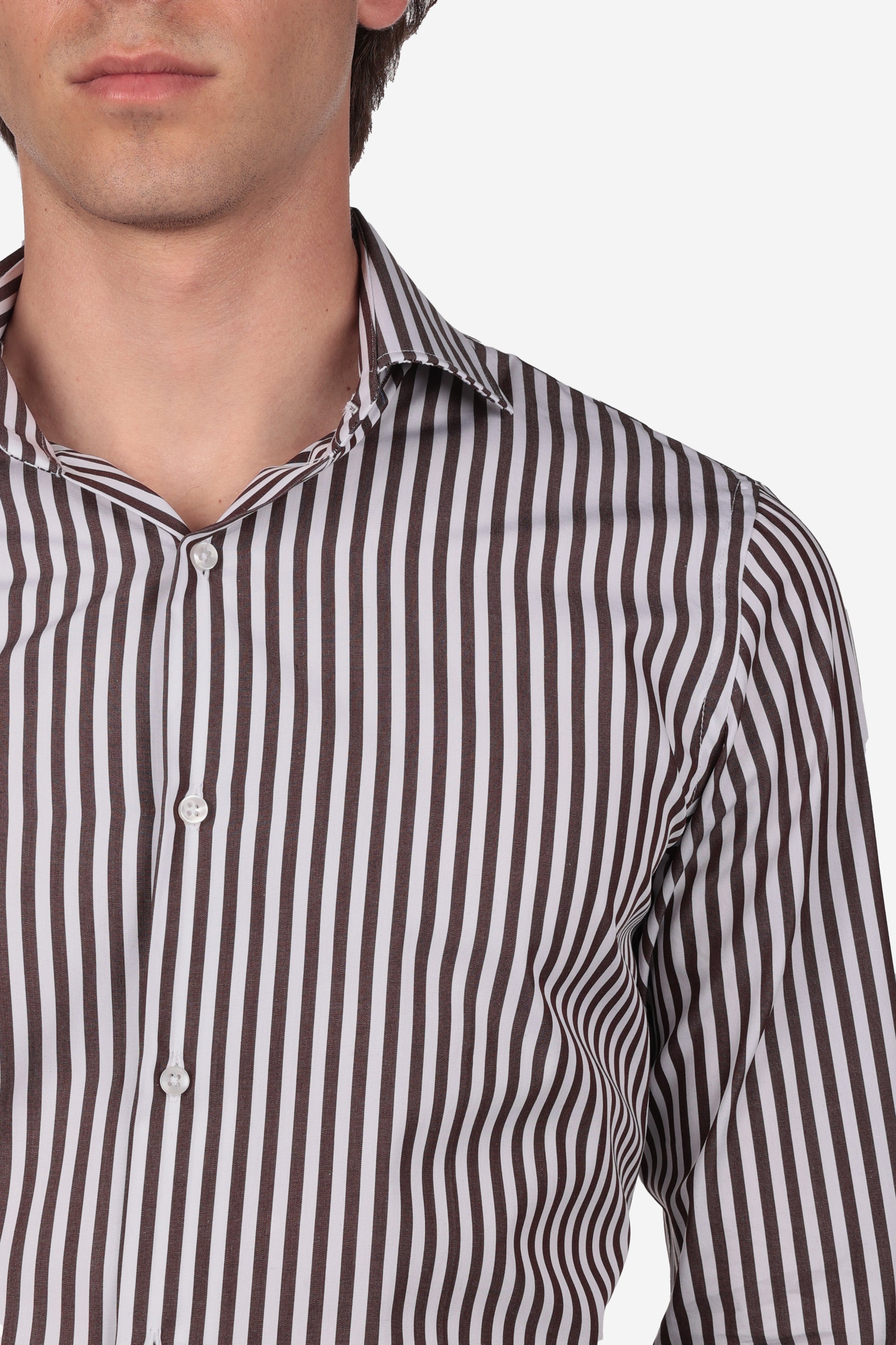 CAMICIA 100% COTONE RIGA EXTRA LARGA