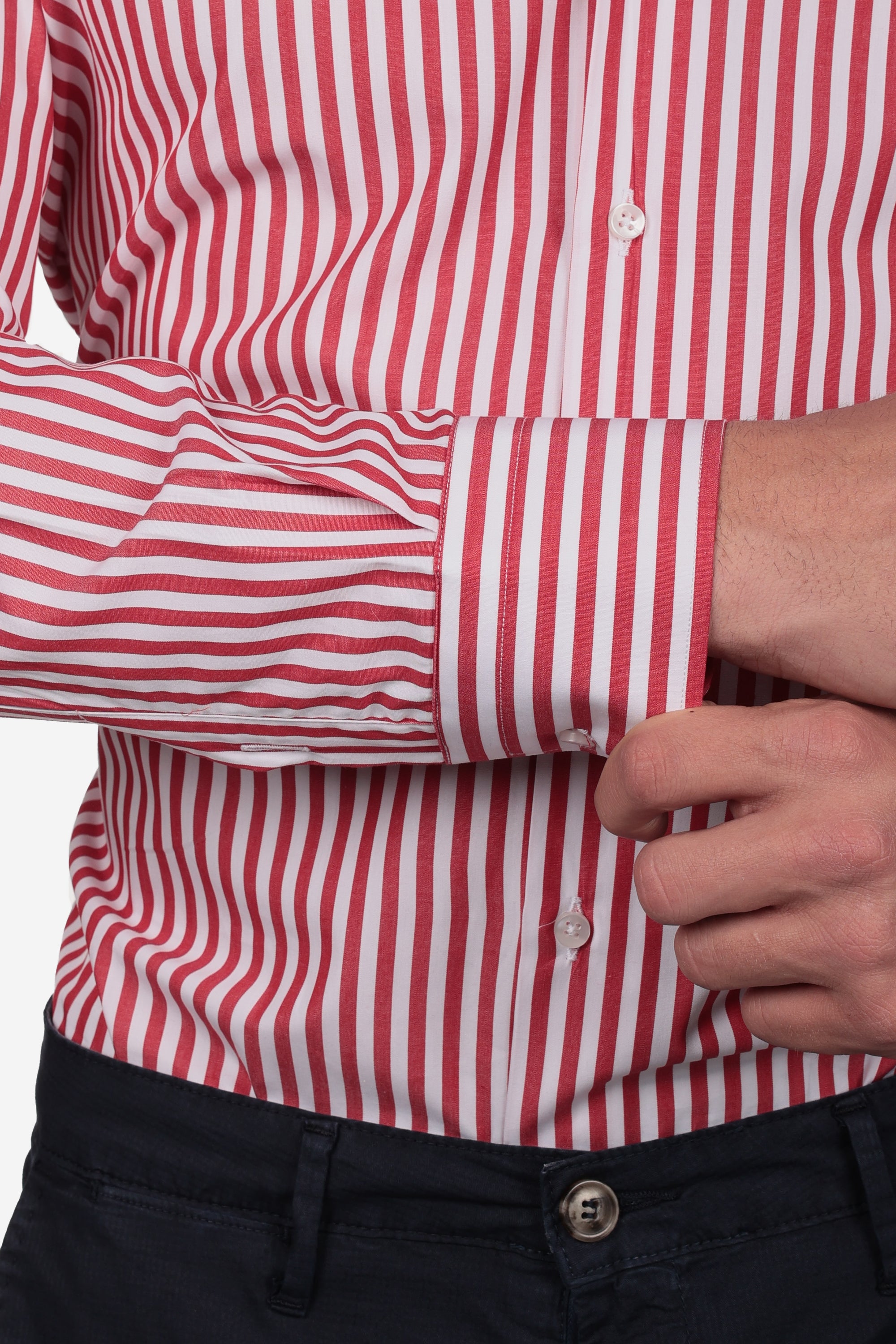 CAMICIA 100% COTONE RIGA EXTRA LARGA