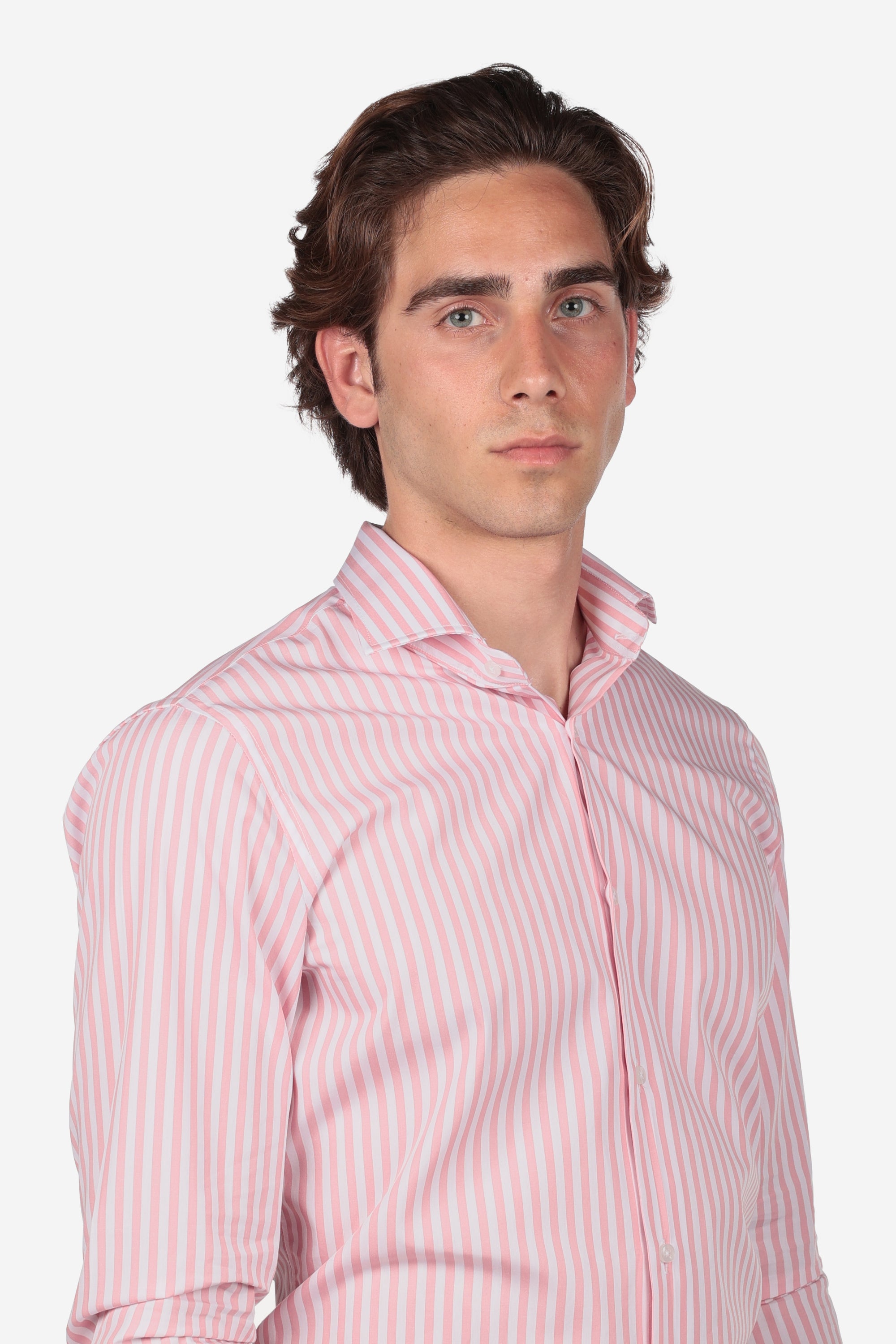 CAMICIA 100% COTONE RIGA EXTRA LARGA
