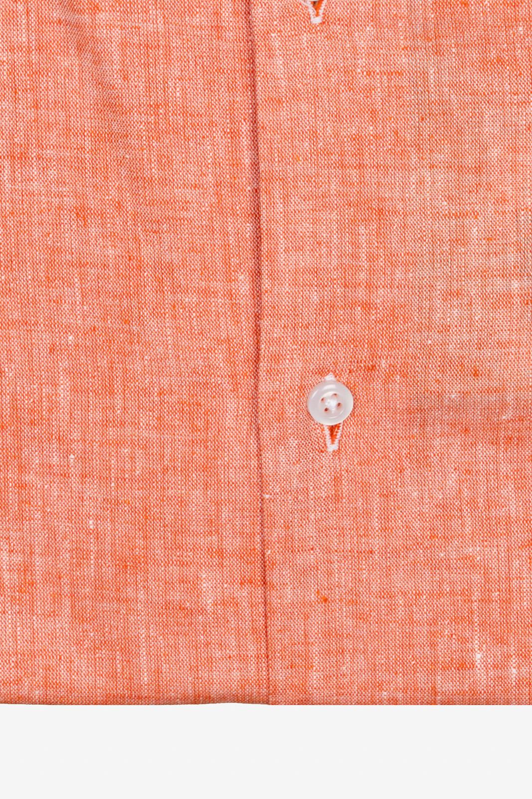 CAMICIA 100% LINO TINTA UNITA