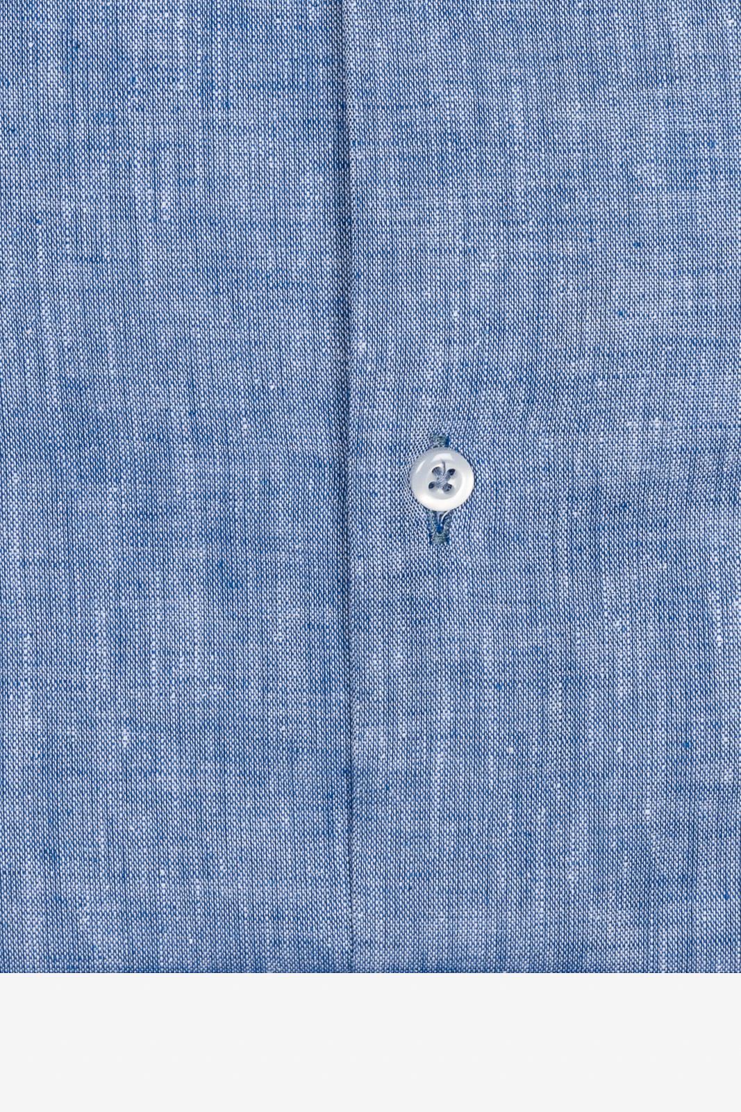 CAMICIA 100% LINO TINTA UNITA