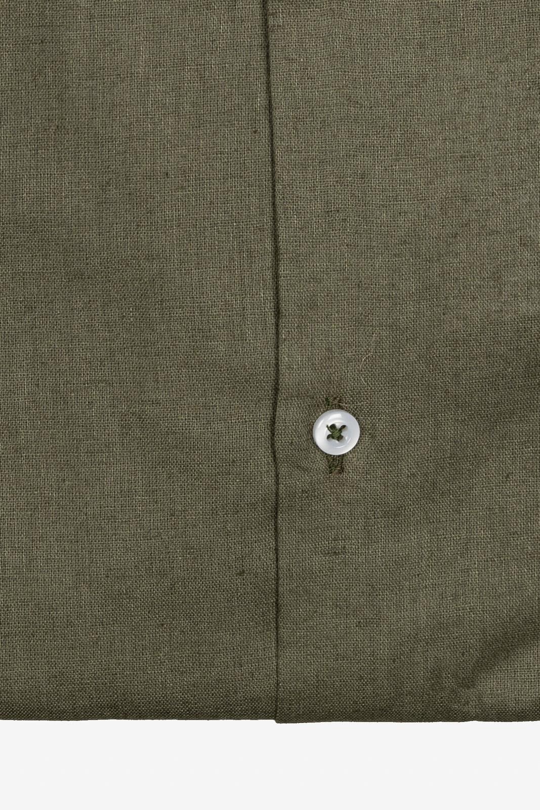 CAMICIA 100% LINO TINTA UNITA
