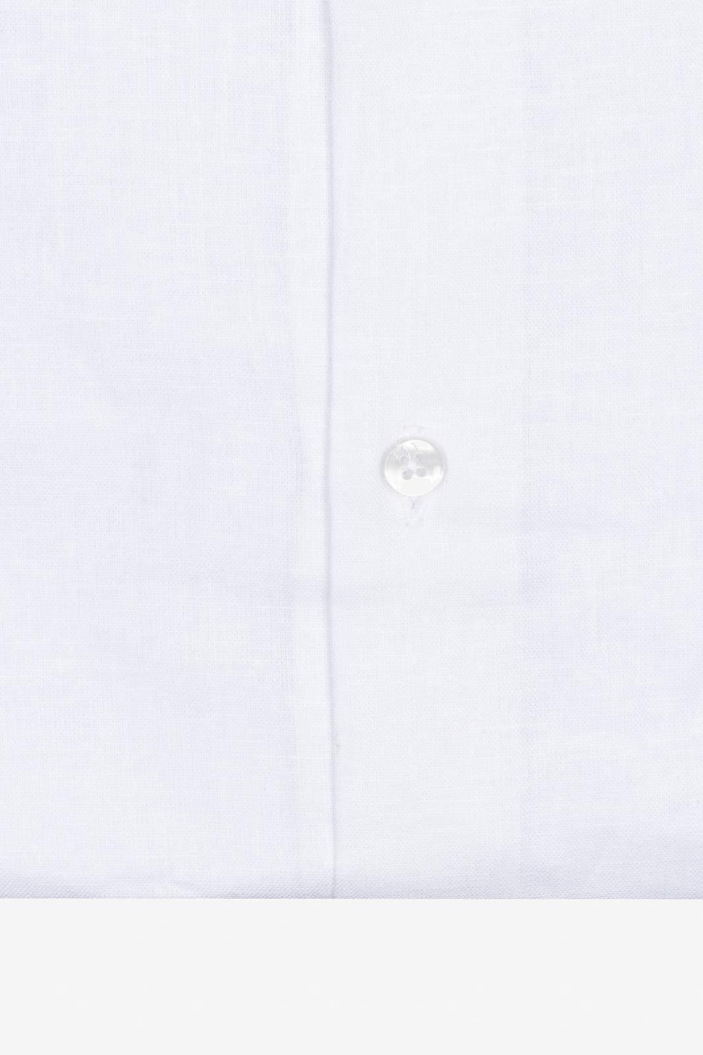 CAMICIA 100% LINO COREANA TINTA UNITA