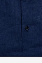 CAMICIA 100% LINO COREANA TINTA UNITA