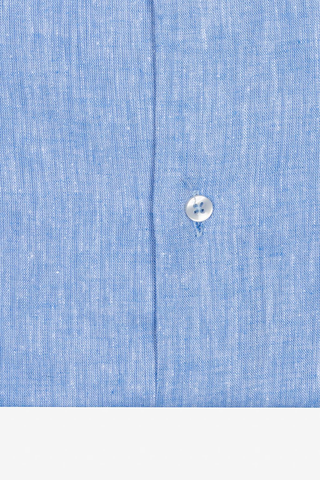 CAMICIA 100% LINO COREANA TINTA UNITA